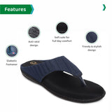 Ortho Joy Extra-Soft Doctor Slippers For Women- Navy Blue,Navy Blue,7,B0B774N5HL
