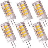 LEMENG G4 LED Bulb 3.5W 2700K Warm White bi-pin T3 JC Type 12VAC/DC 20-35W Halogen Equivalent Non-dimmable for Outdoor Landscape