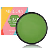 MEICOLY Light Green Face Body Paint,Washable St Patricks Day Face Paint Accessories,Green Makeup Face Painting for Adults and Ki