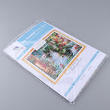 Enakshi Stamped Cross Stitch Kits Patterns Embroidery Kit The Lakeside House, 14 Counted 48X40Cm | Crafts | Needlecrafts & Yar