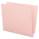 Smead 25610 Colored File Folders Straight Cut Reinforced End Tab Letter Pink 100/Box