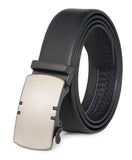 Zacharias MenS Faux Leather Belt With Autolock Buckle Tai35 (Black, 3Xl) (Pack Of 1)