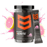 MTN OPS Ignite Trail Pack Supercharged Energy Drink Mix 20 Servings, Pink Lemonade