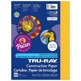 PACON Heavyweight Construction Paper, Gold, 9 x 12, 50 Sheets (102997)