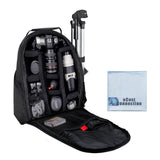Deluxe Digital Camera / Video Padded Backpack For Nikon, Canon, Sony, Pentax DSLR Cameras, Nikon D300, D300S, D3000, D3100, D320