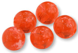 Round Acrylic Plastic Beads - Made in USA (COHO Roe, 10mm)