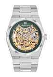 Mathey-Tissot Zeus Skeleton Stainless Steel Green Dial Automatic H118CFAV Mens Watch