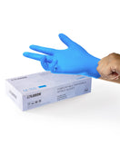 LANON Disposable Nitrile Gloves, Silicone-Free, Food-Safe, Chemical Resistant, Powder-Free, Textured Fingertips, Cooking, Cleani