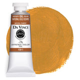 DA VINCI PAINTS Professional Artist Oil Paint, Natural Gold Ochre, 37mL