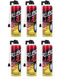 Road Instant Fixes Flat Tire Easy Hose Tire Inflator Air Filler Sealant 16oz (6 Pack)