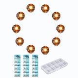 BTBEMO 10PCS Colorful High Brightness Mini LED Lihgts for Model Display(Golden Yellow)