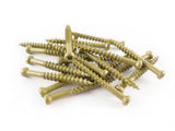 WoodPro Fasteners TH7X3181 Number7 by 31/8Inch Trim Head Wood Construction Screws, T15, 1Pound Net Weight, 114Piece , Gold