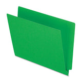 End Tab File Folder,3/4 quot; Exp.,11 pt.,Letter,100/BX,Green