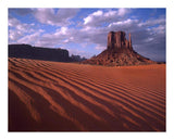 East And West Mittens, Buttes With Rippled Sand, Monument Valley, Arizona-Paper Art-22,,X18,,