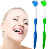 Vasangi By The Formula Tongue Brush Cleaner Scraper Helps Fight Bad Breath, Professional Tongue Brush For Freshing Breath, 2 Ton