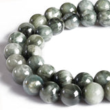 100pcs 8mm Hawk Eye Beads Natural Gemstone Beads Round Loose Beads for Crafting and Jewelry Making