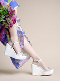 Shoetopia Classy White Wedges For Women & Girls /Eu39,White,6,B0F7M2Q2CZ