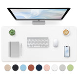 Leather Desk Pad, Large Mouse Pad, Non-Slip Desktop Mat, Leather Desk Blotter, Computer Desk Pad, Waterproof Desk Protector Mat