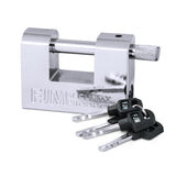 FJM SPSA60-KA D-Style High Security Padlock, Home Improvement Anti Theft Trailer Lock, Bike Lock, & Door Lock. Also for Outdoor