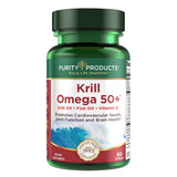 Purity Products Krill Omega 50 (Krill + Fish Oil Blend 1000mg + Astaxanthin 500mcg + Phospholipids 200mg + Vitamin D 500 IU) - 6