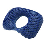 Trendivibe Travel Pillow Comfortable Folding Compact Neck Pillow For Train Car Carry On Navy Blue