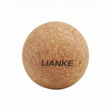 Heavenglow Textured Freestanding Cork Massage Tool Rigid Solid Cork Massage Tool Uncoated Finish EcoFriendly, Ball 7Cm