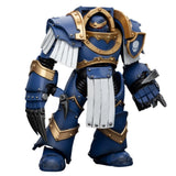 JOYTOY Warhammer Horus Heresy Ultramarines Cataphractii Terminator Squad 5.35in Terminator with Lightning Claws 1:18 Scale Actio