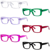 Eyekepper Metalless Screwless Spring Hinge Reading Glasses for Women - 6 Pack Durable Ladies Readers +2.75