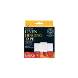 Lineco AcidFree Gummed Linen Tape, 1 x 300, Color: White