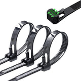 12 Pcs Reusable Cable Ties, 12Inch SelfLocking Nylon Zip Ties For Wires