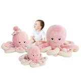 DENTRUN Octopus Stuffed Animals, Giant Octopus Plush Doll Play Toys for Kids Girls Boys Adults Birthday Xmas Halloween Present S