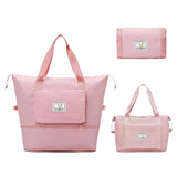 AI ANKIT International Peach Waterproof Lightweight Nylon Foldable Expandable Travel Duffle Bag| Luggage Bags for Travelling Lar