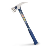 ESTWING BIG BLUE Framing Hammer 25 oz Straight Rip Claw with Forged Steel Construction & Shock Reduction Grip E325S