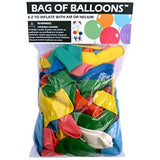 Bag of Balloons 72 ct. Assorted Color Latex Balloons