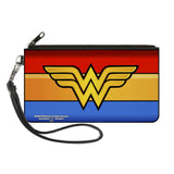 BuckleDown BuckleDown Zip Wallet Wonder Woman Large Accessory, Wonder Woman, 8 X 5, Multicolor, 6.5 X 3.5