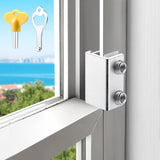 HYIEOU Sliding Window Locks (12 Sets), Secure Window Lock with Key, Window Locks for Up and Down Windows & Horizontal Sliding Wi