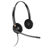 Poly - EncorePro 520 QD headset (Plantronics)- Works with Poly Call Center Digital Adapters - Acoustic Hearing Protection - Dual