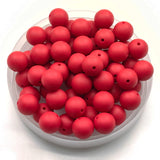 100Pcs 9mm Round Rubber Silicone Bead Bulk Loose Beads Gorgeous Making Kit for Keychain Tassels Necklace Bracelet Jewelry DIY Cr