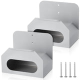 Zonon 2 Pack Aluminum Air Hose Hanger Wall-Mount Air Hose Storage Organizer Holder with Pre-drilled Hole and Screws for Race Tra
