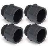 Fiwochic 4 Pcs 1-1/4 Inch PVC Pipe Fitting Male Adapter Schedule 80 Socket x Npt Compatible with 836 Series Heavy Duty Industria