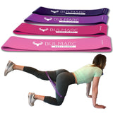 Resistance Bands Mini Loop Exercise Bands Sliding Discs 70+ Exercises eBook Heavy Fitness Workout Men Women Toning Booty HIPS Gl