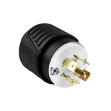 ENERLITES NEMA L2120P Locking Plug Connector for Generator, Twist Lock Male Plug, 20 Amp, 120/208 Volt, 4 Pole, 5 Wire Groundin