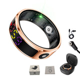 DJ.KEKAO Smart Ring with Color Screen|Track Heart Rate, Sleep, Blood Oxygen,Steps |Power|Display| Short-Form Video/Remote Contro