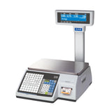 CAS CL5200NP Networking Barcode Label Printing Scale | 15 kg Capacity /5g Accuracy | HighSpeed Label Printer | Pan Size 382