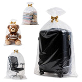 Origuuds Large Clear Plastic Storage Bags, 35 x 47 Food-Grade Clear Plastic Flat Open Poly Bags for Blanket, Pillows, Seasonal C