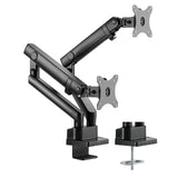 Dual Arm Lcd Led Monitor Mount Bracket, Support Up To 32 Size Monitor, 9Kg Per Arm,Adjustable, With 90 Rotation, 90 Tilt Up/ D