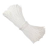 IHDYPPEW 500 Feet 1/4 Inch White Polyester Rope, 6 mm Polypropylene Utility Rope for Kayaking, Camping, Home Decor