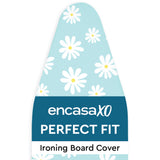 Encasa XO Ironing Board Cover and Pad 54x18 Standard Size - Thick 3mm Felt Padded Iron Board Cover with Padding, Scorch & Stain