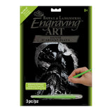 Royal Brush Dragon Tower 8.375x1.625 in Engraving Art Kit