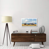 Boats On The Beach-Paper Art-38,,X20,,